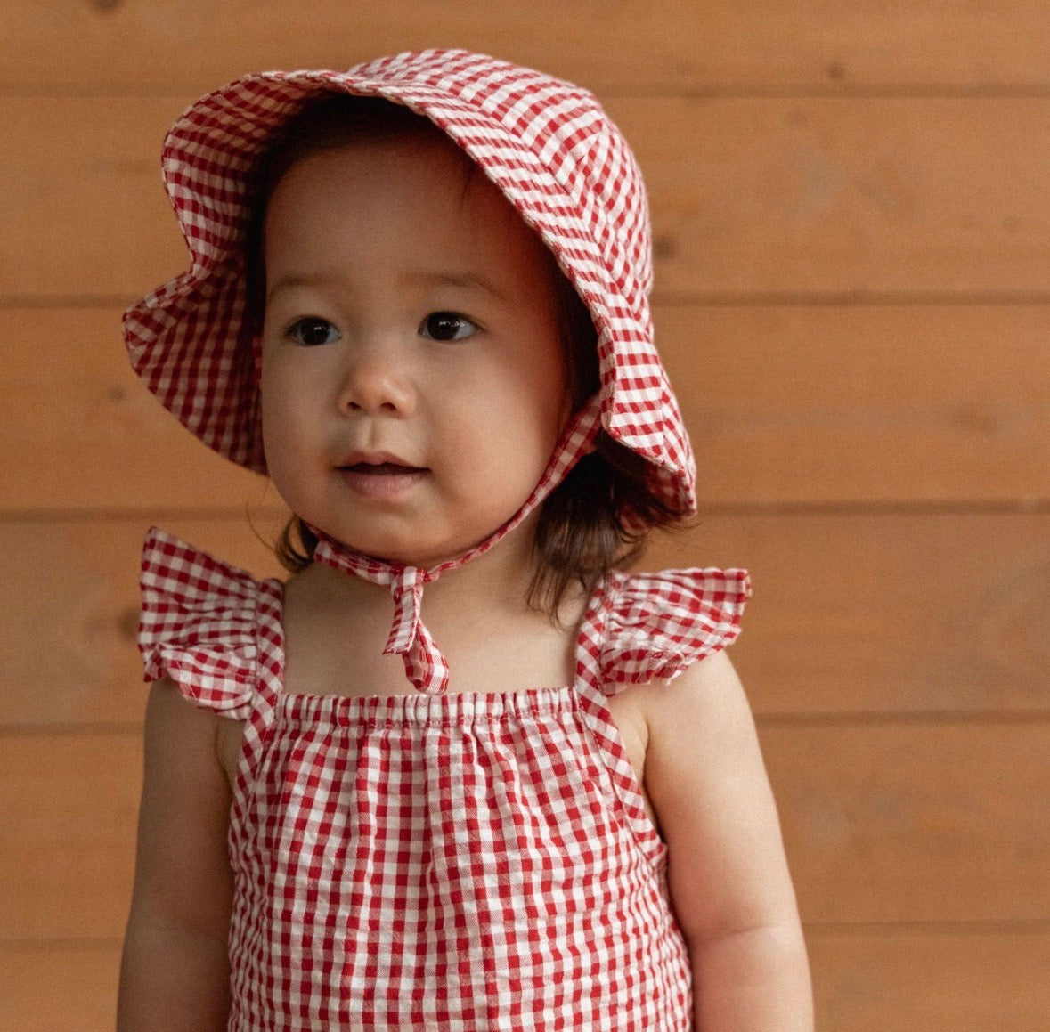 Petal Set Red Gingham