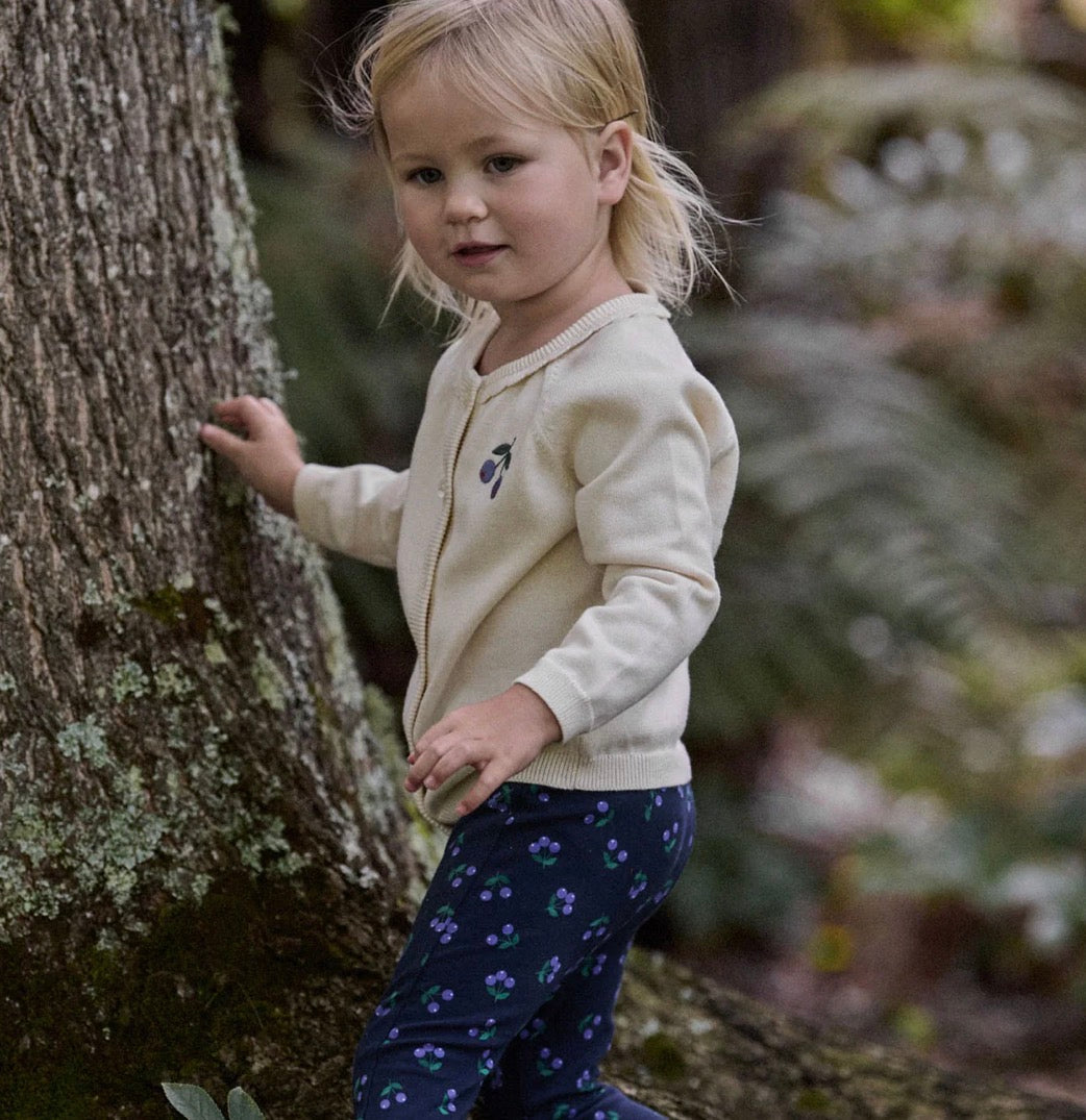 SALE was $29.95 - Leggings / Petite Winter Berry Print - Naturebaby