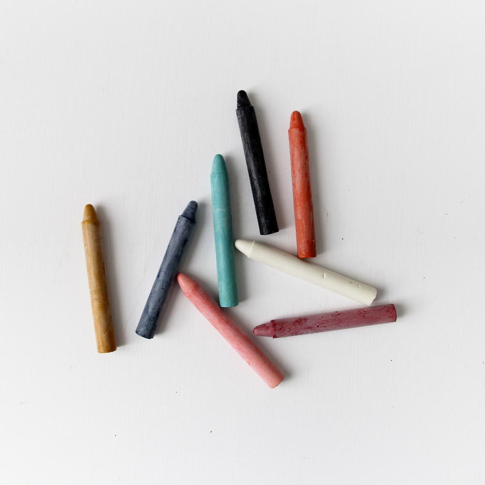Natural Beeswax Crayons - Thin