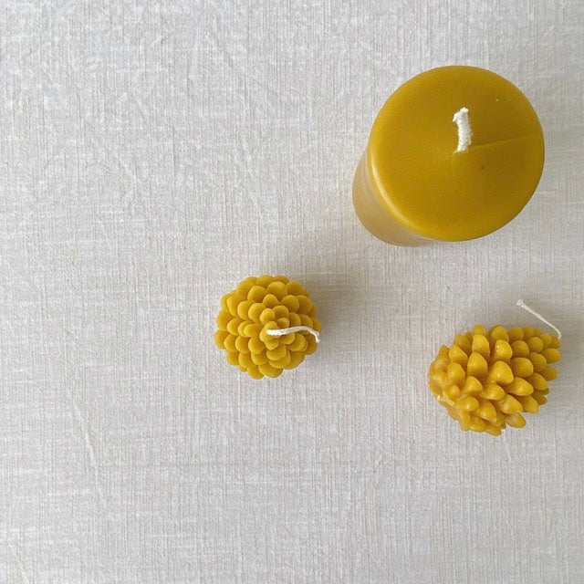 Beeswax Medium Pillar Candle