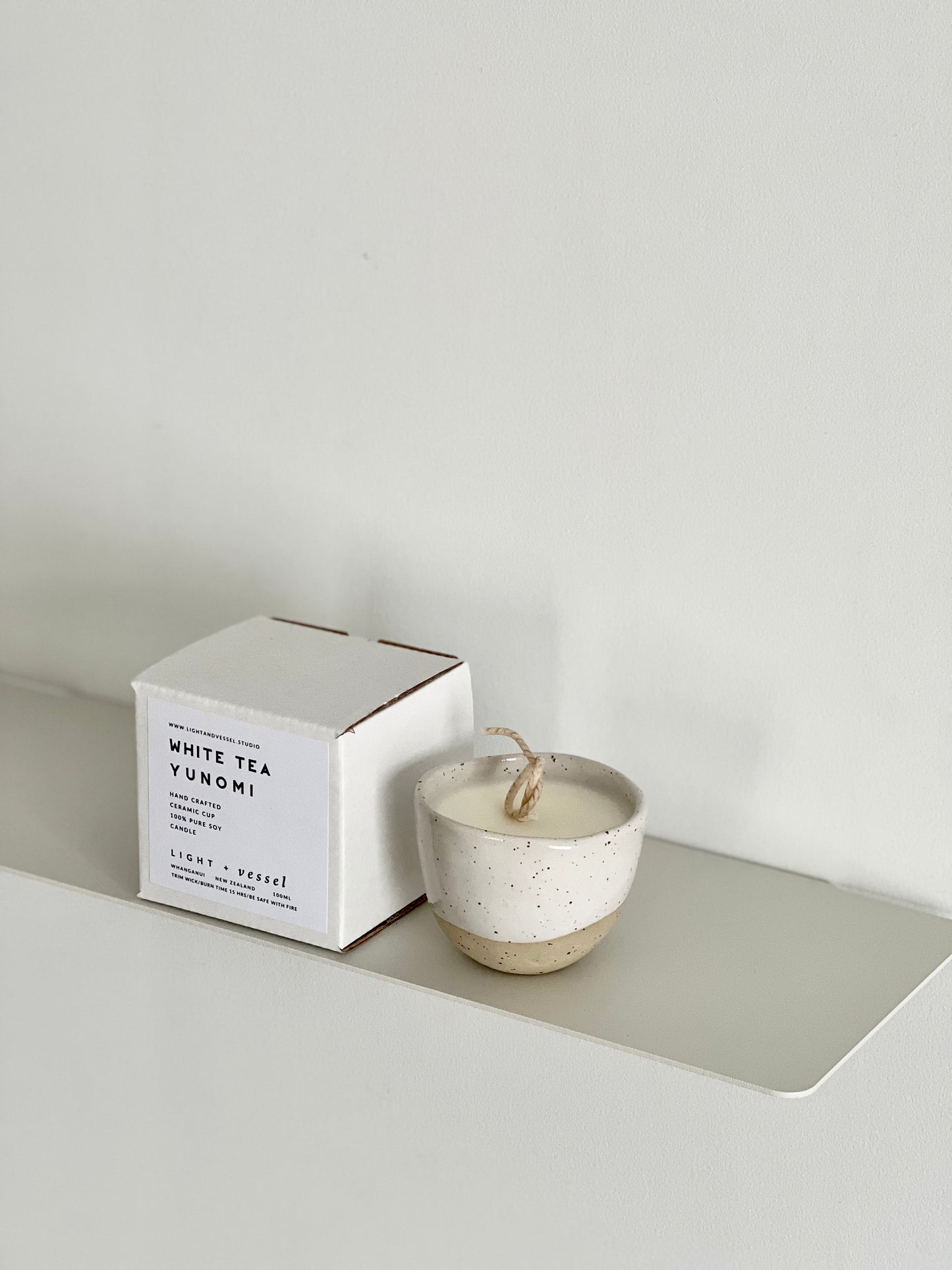 Light & Vessel Ceramic Candle ~