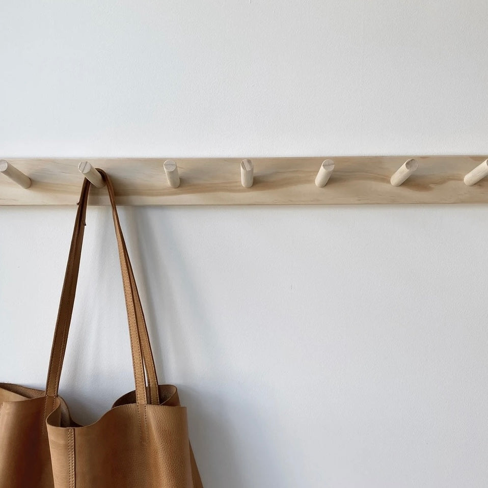 Wall Hung Rack / Seven Pegs