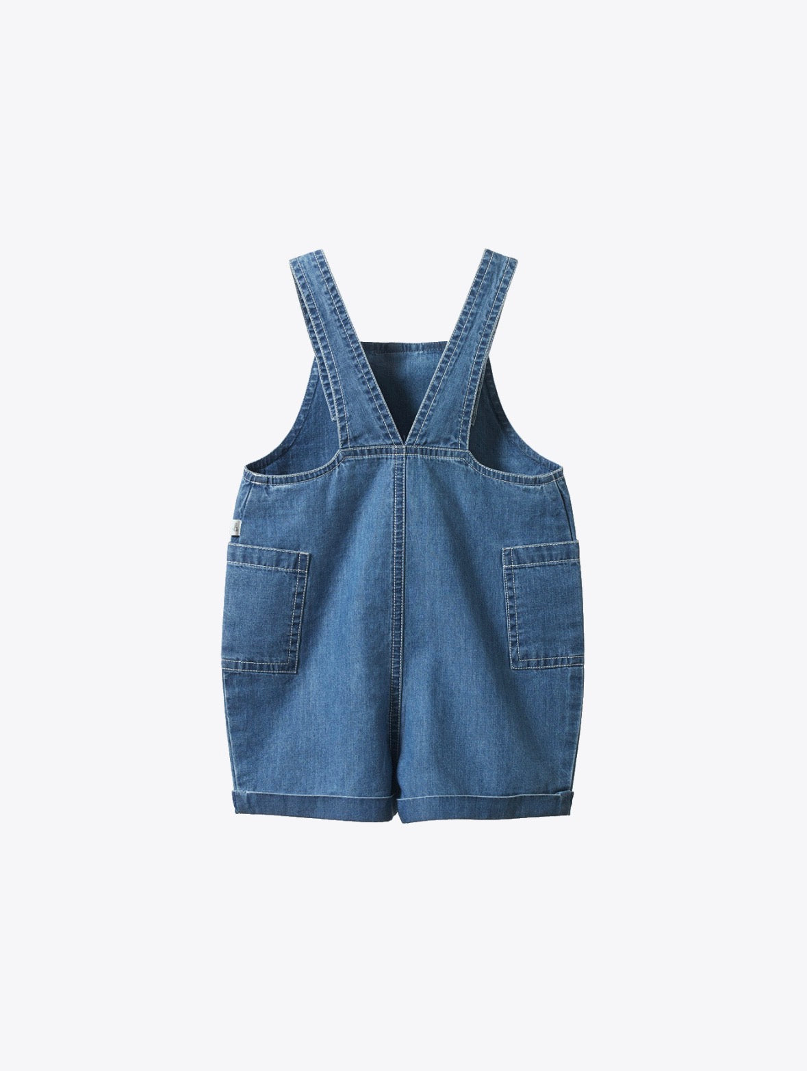 Tucker Short Overalls Chambray