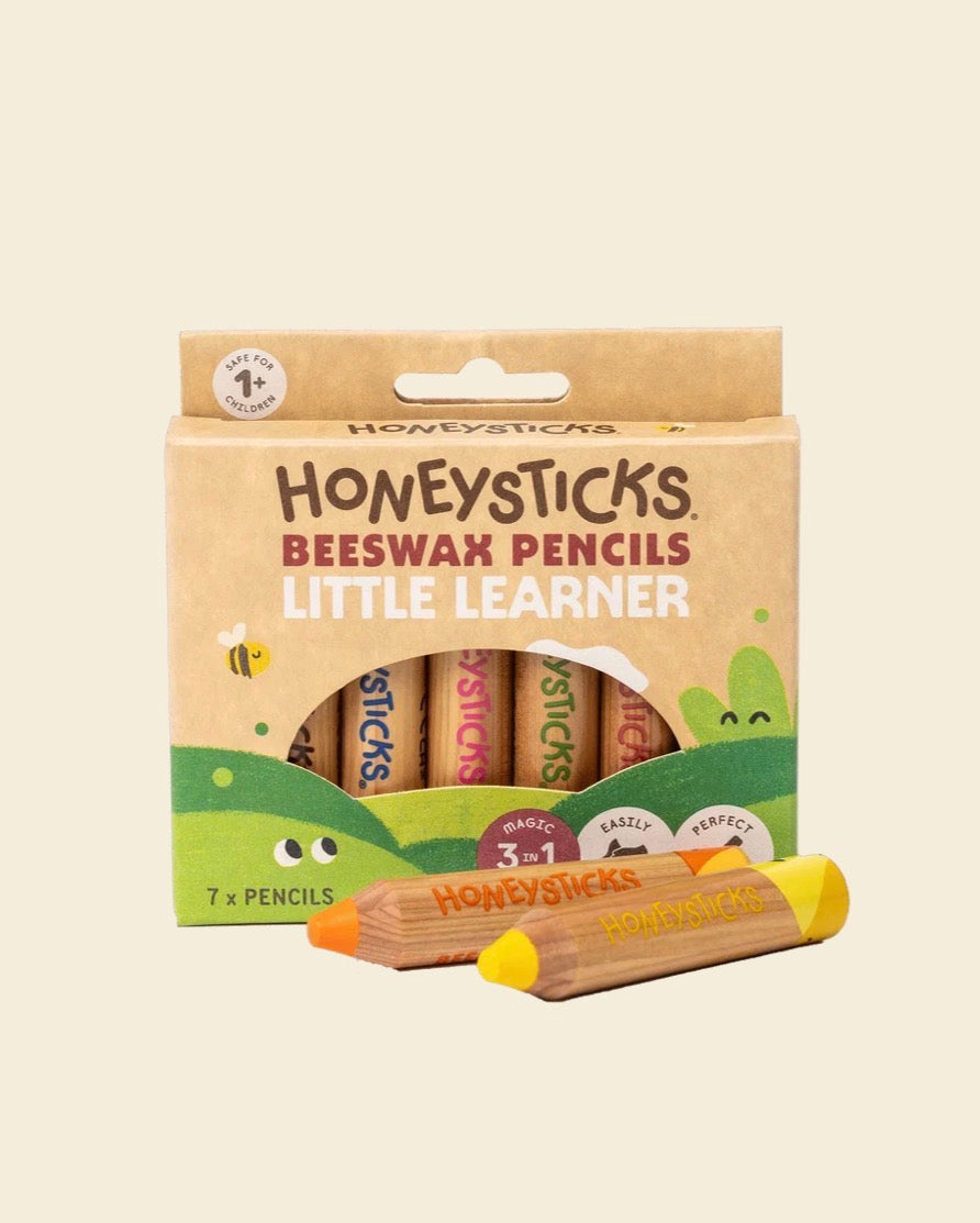 Honeysticks Magic 3-in-1 Beeswax Pencils Little Learners 7pk