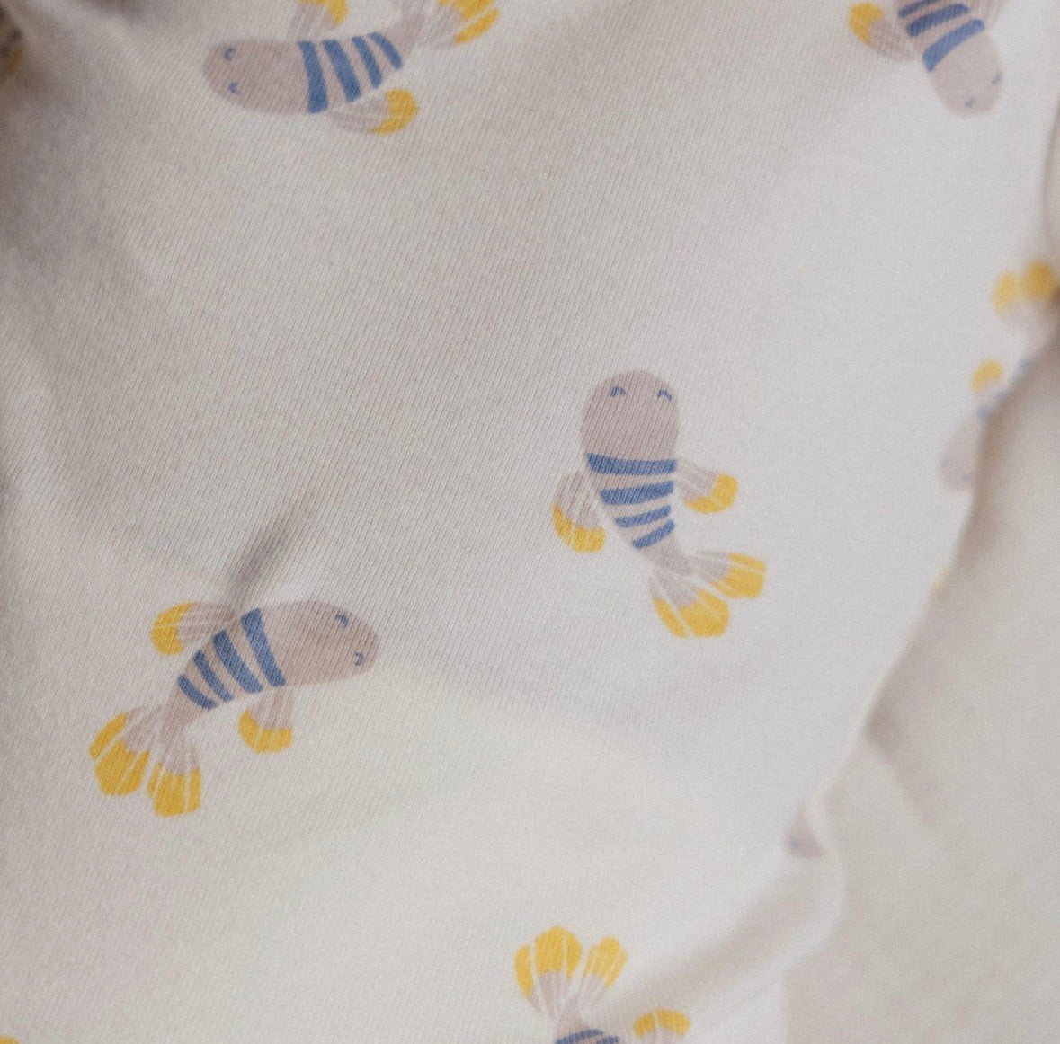 Short Sleeve Bodysuit ~ Fish Fable Print