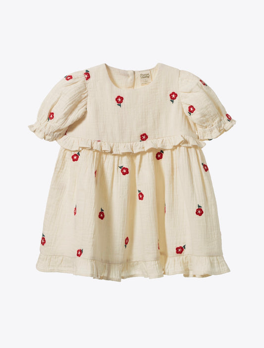 Valentina Dress Red Flora