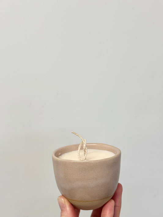 Light & Vessel Ceramic Candle ~ Peony