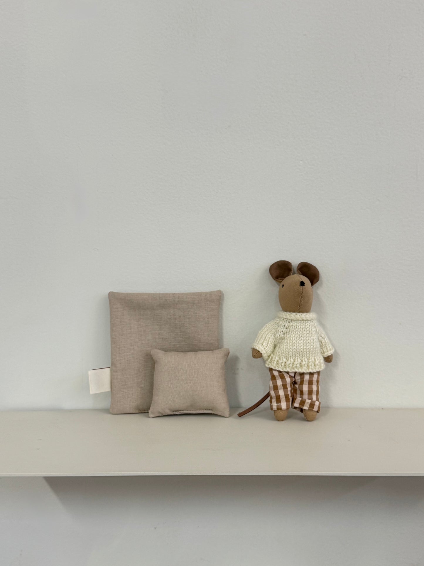 Tiny Handmade Mouse Doll - Boy
