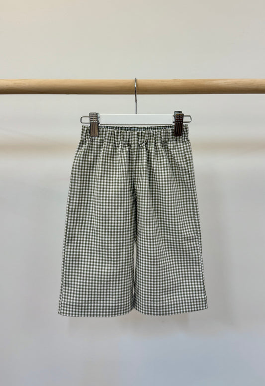 Gingham Pants / Size 1y + 2y