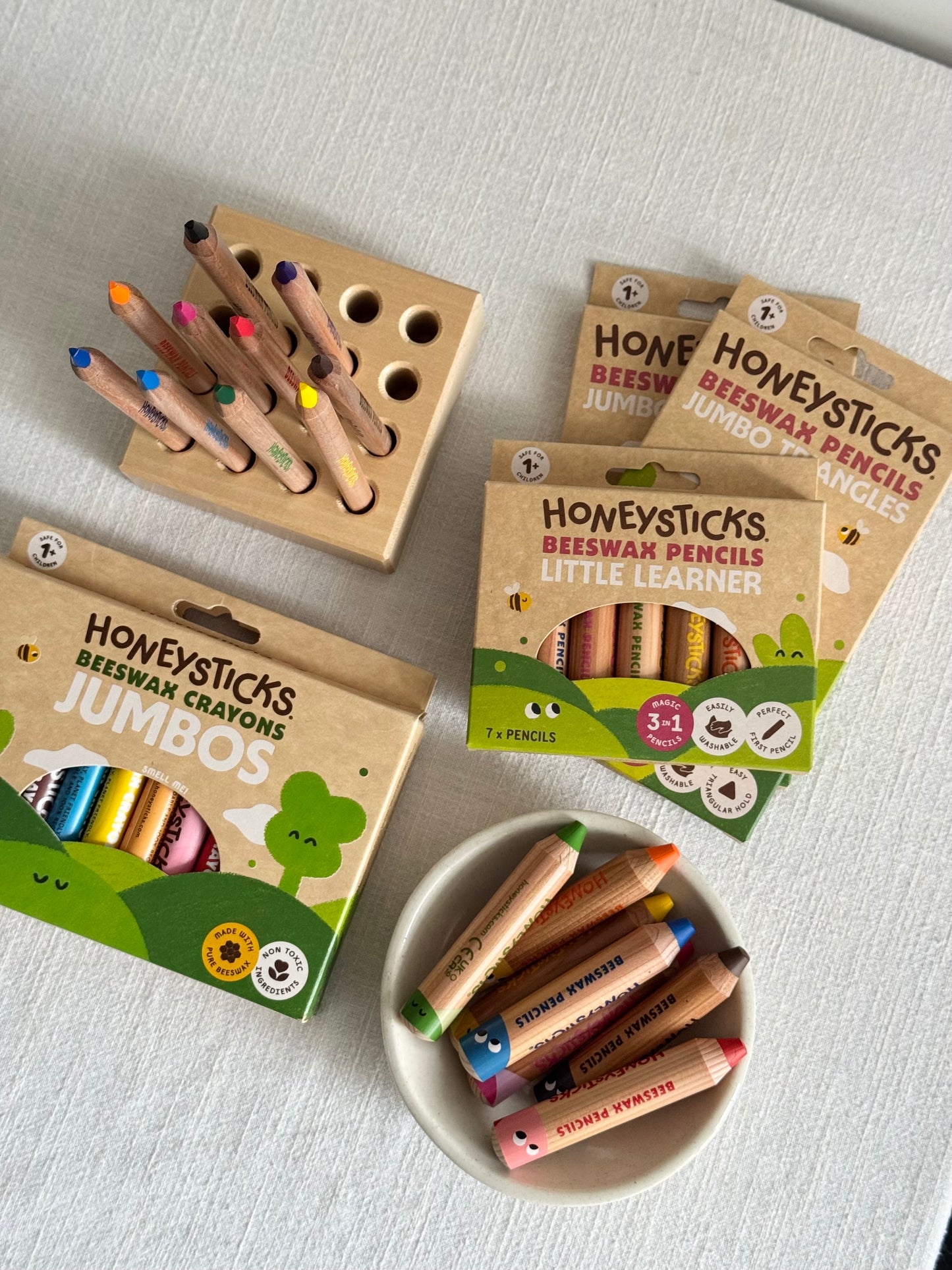 Honeysticks Beeswax Crayons Jumbos 12pk