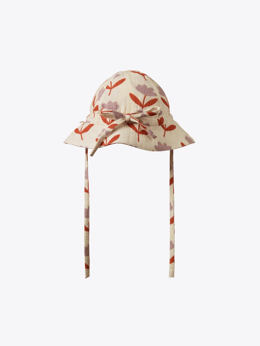 Muslin Sunhat Fleurette Print