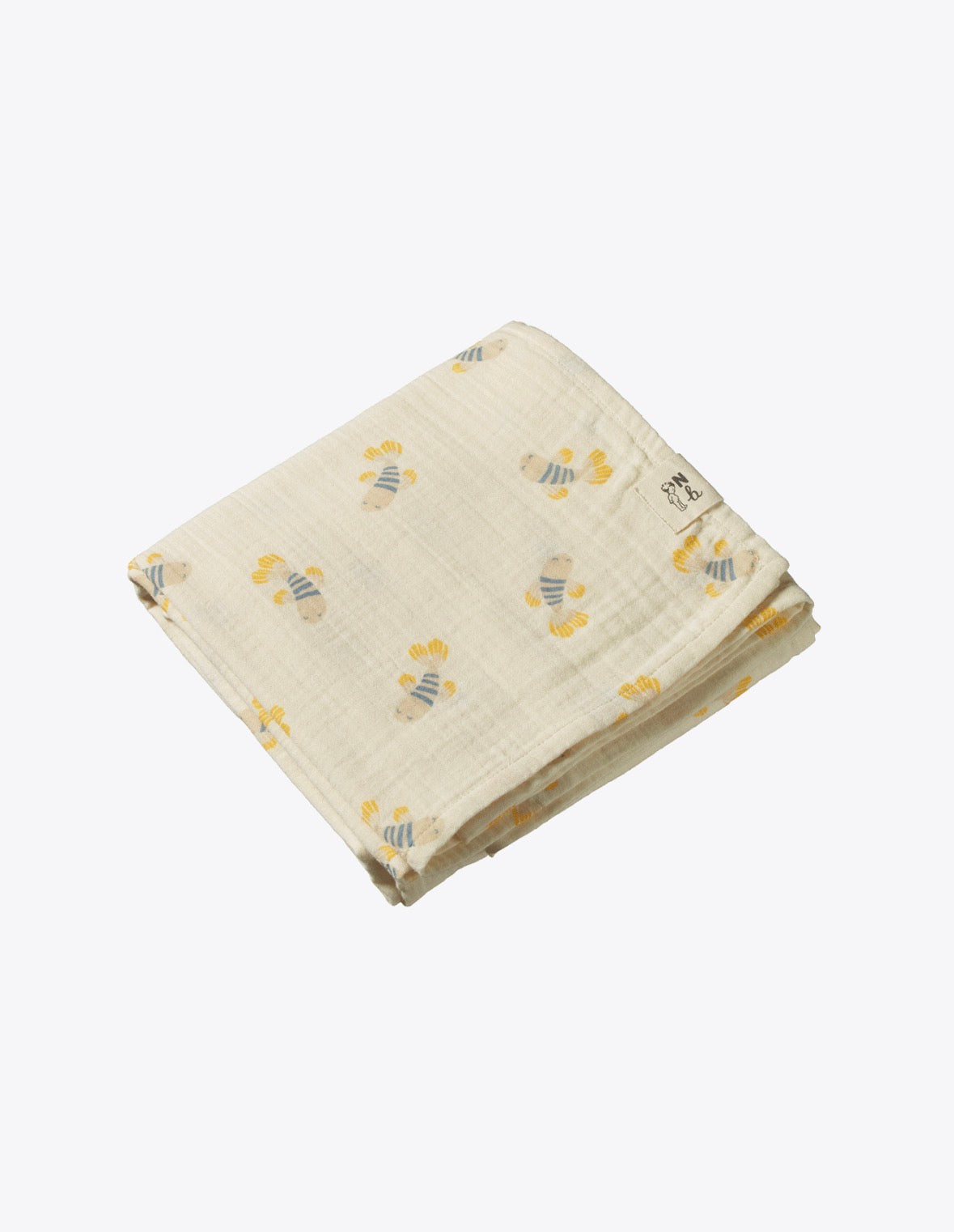 Muslin Wrap ~ Fish Fable Print