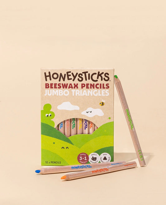 Magic 3-in-1 Beeswax Pencils Jumbo Triangles 10pk