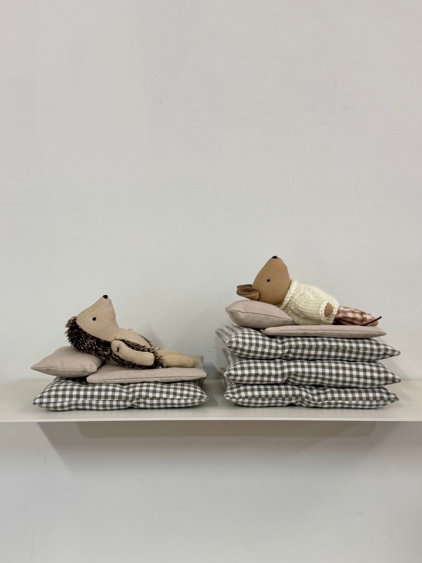Tiny Handmade Hedgehog Doll