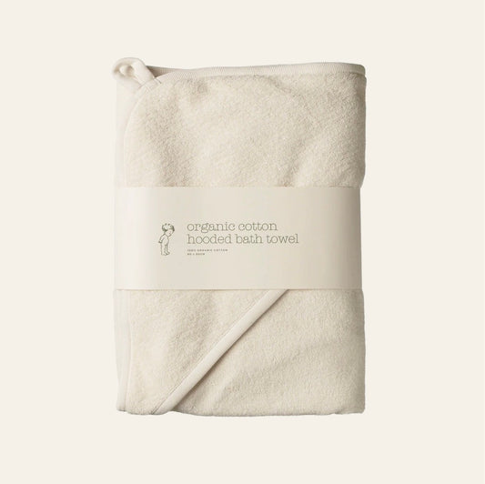 Hooded Bath Towel / Natural - Naturebaby