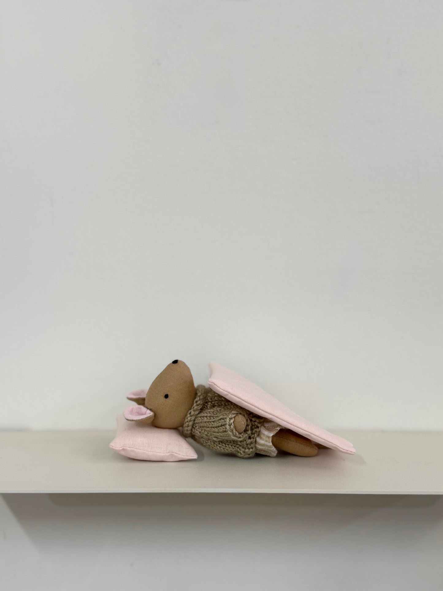 Tiny Handmade Mouse Doll - Girl