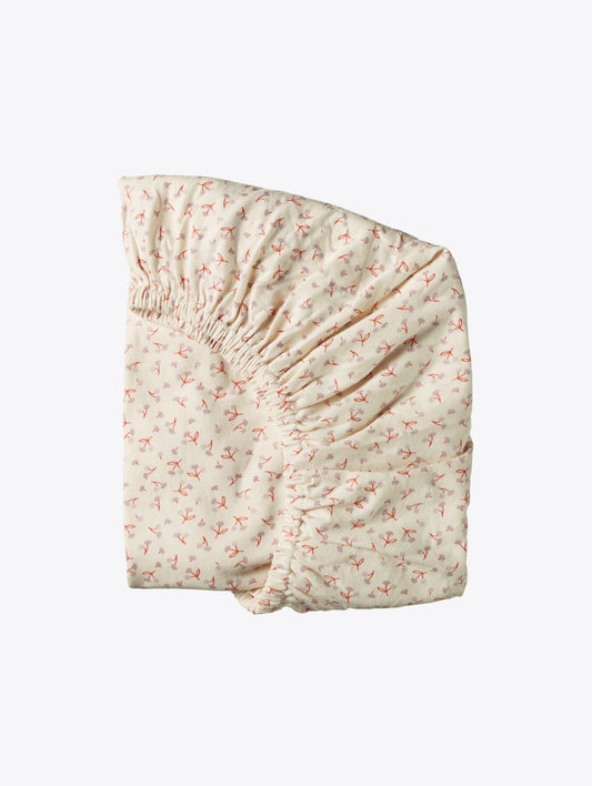 Fitted Sheet Jersey ~ Dandelion Print ~ Cot