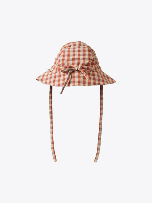Sunhat Dandelion Gingham Print