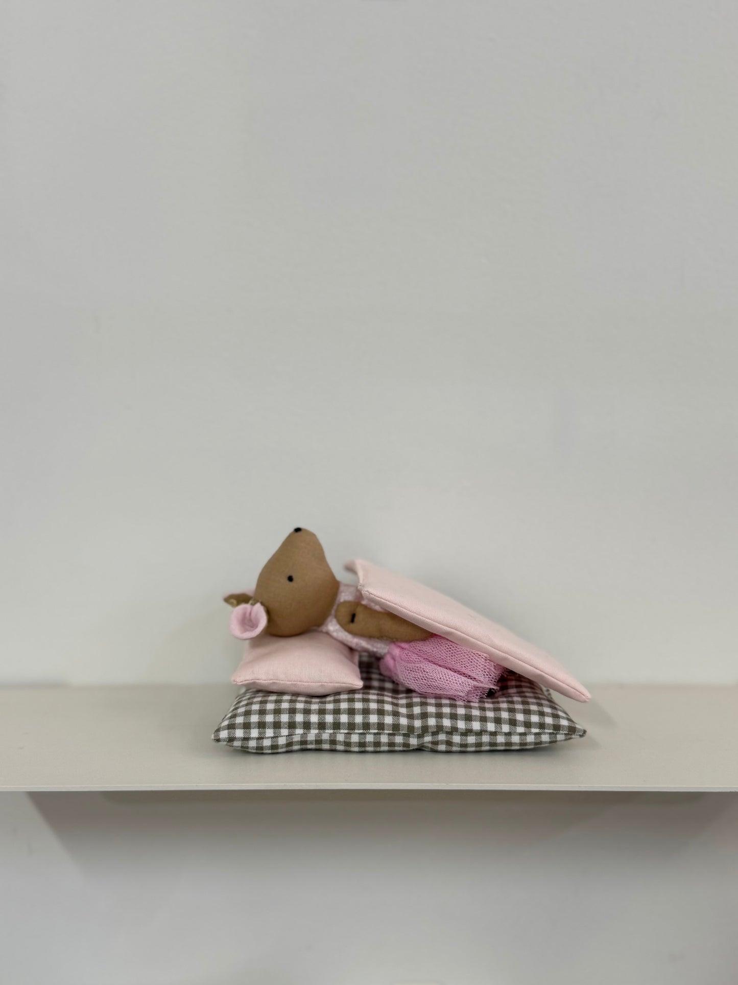 Tiny Handmade Ballerina Mouse Doll
