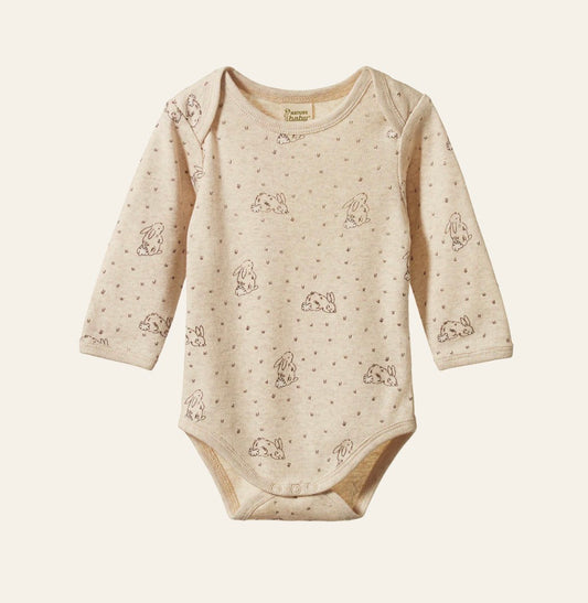 Long Sleeve Bodysuit - Bramble Burrow - Naturebaby