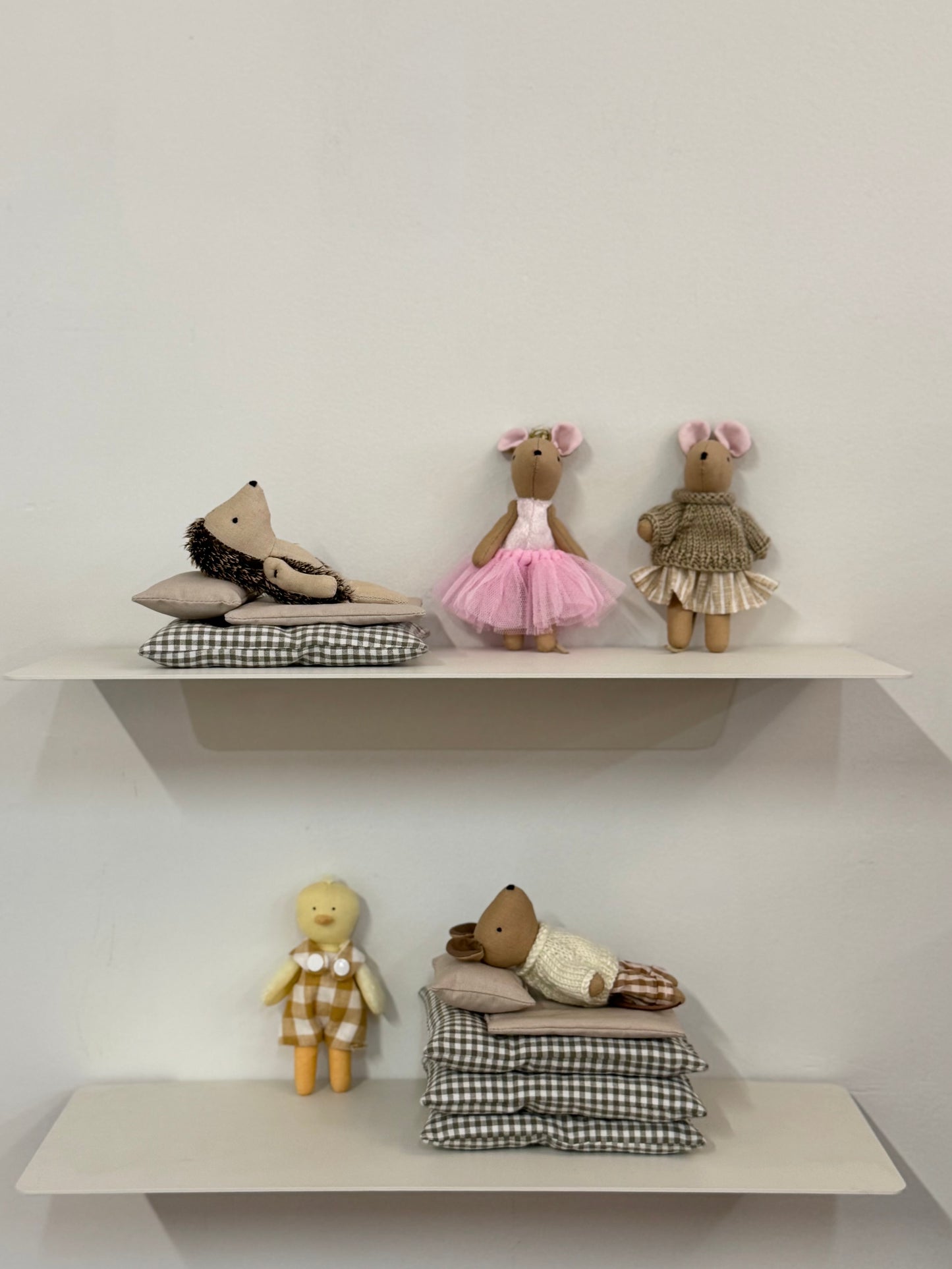 Tiny Handmade Hedgehog Doll