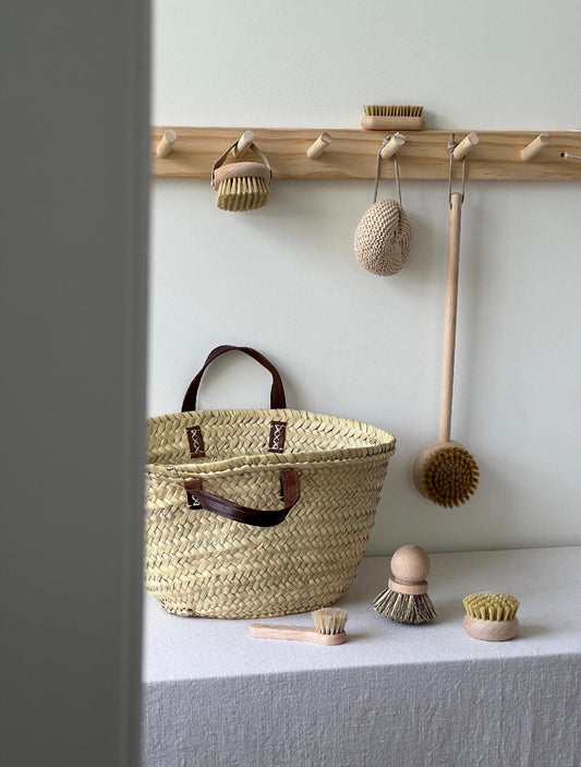 French Market Bag / Flat Handle / Medium