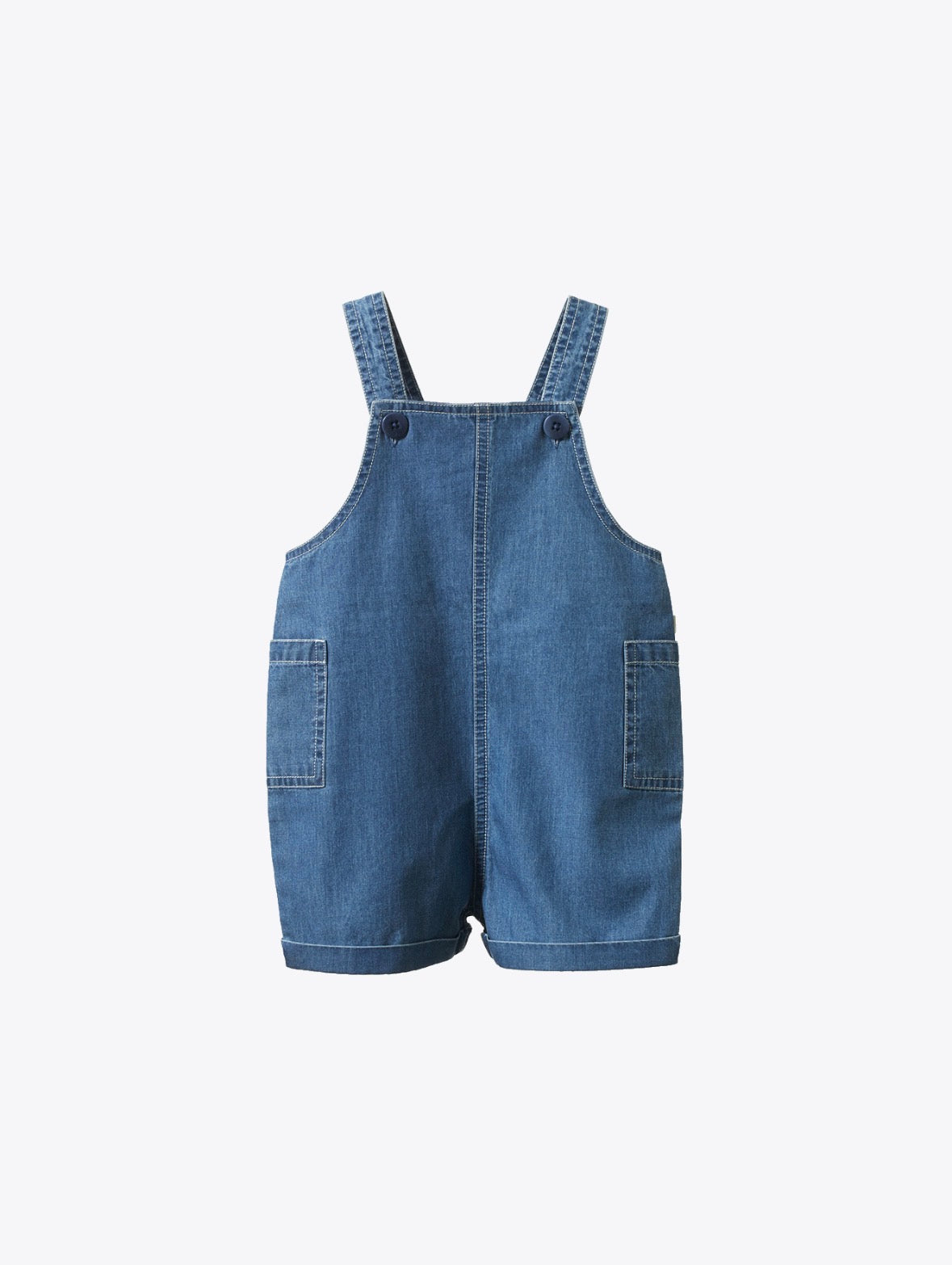 Tucker Short Overalls Chambray