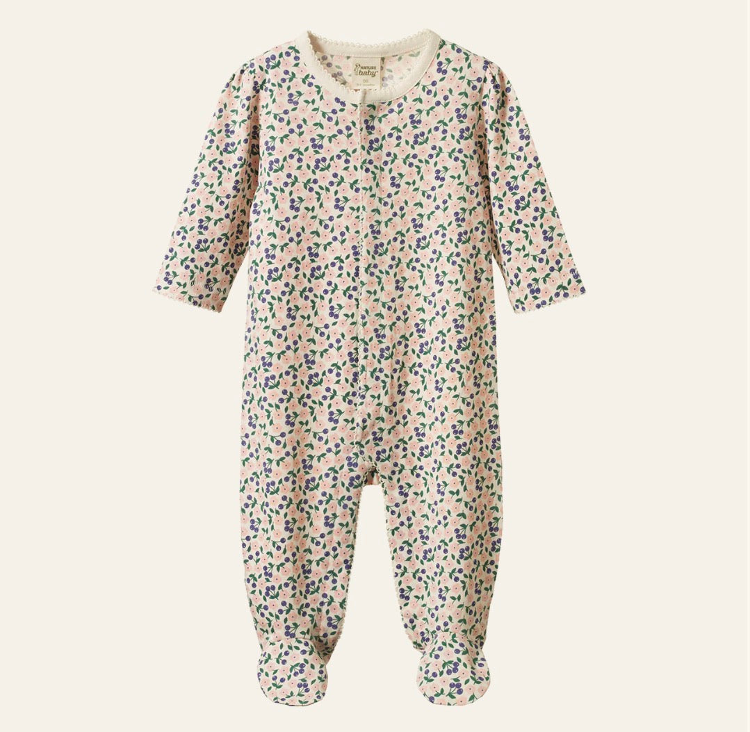 SALE was $44.95 - Lucy Suit / Briarwood Print - Naturebaby