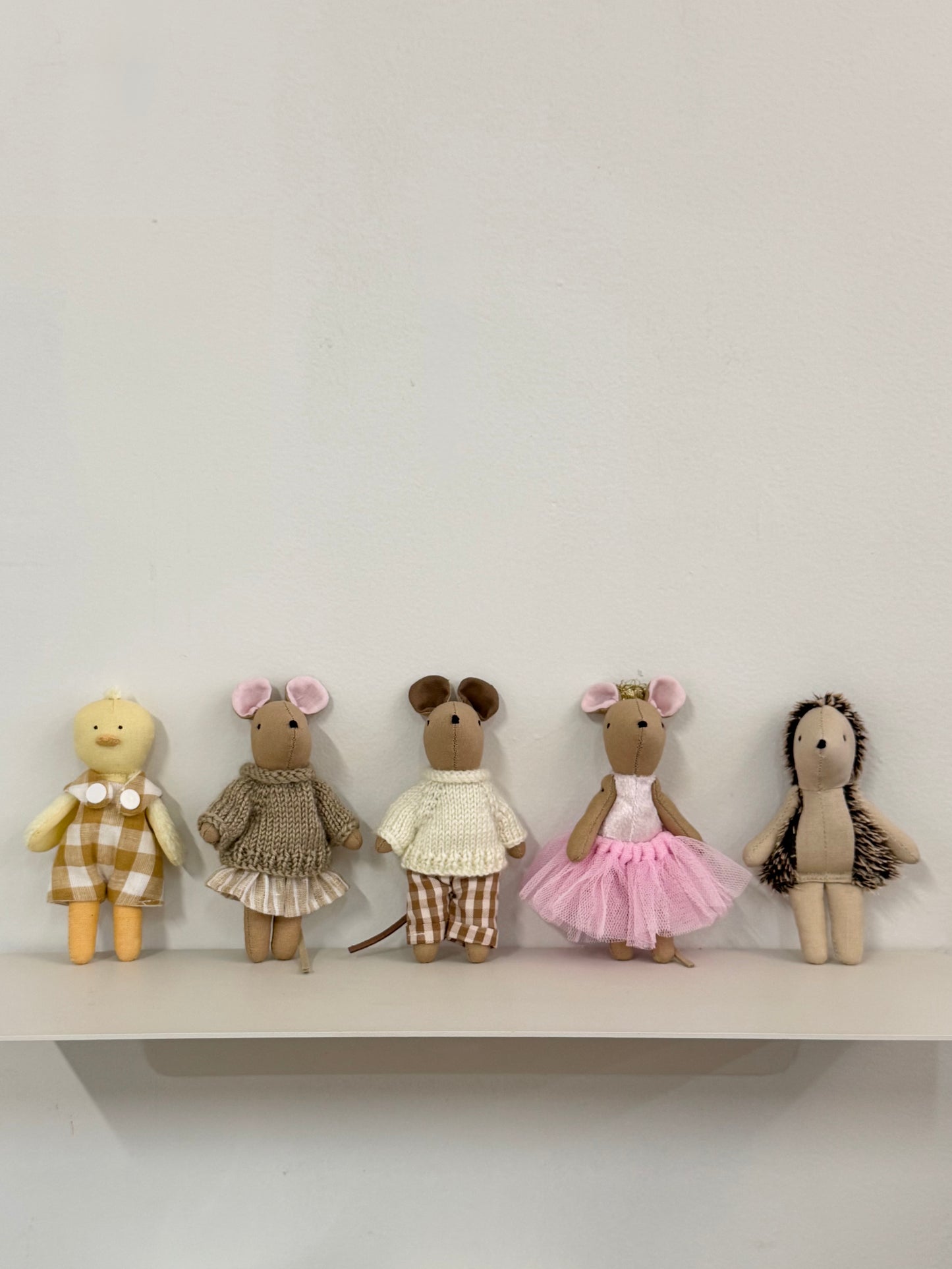 Tiny Handmade Hedgehog Doll