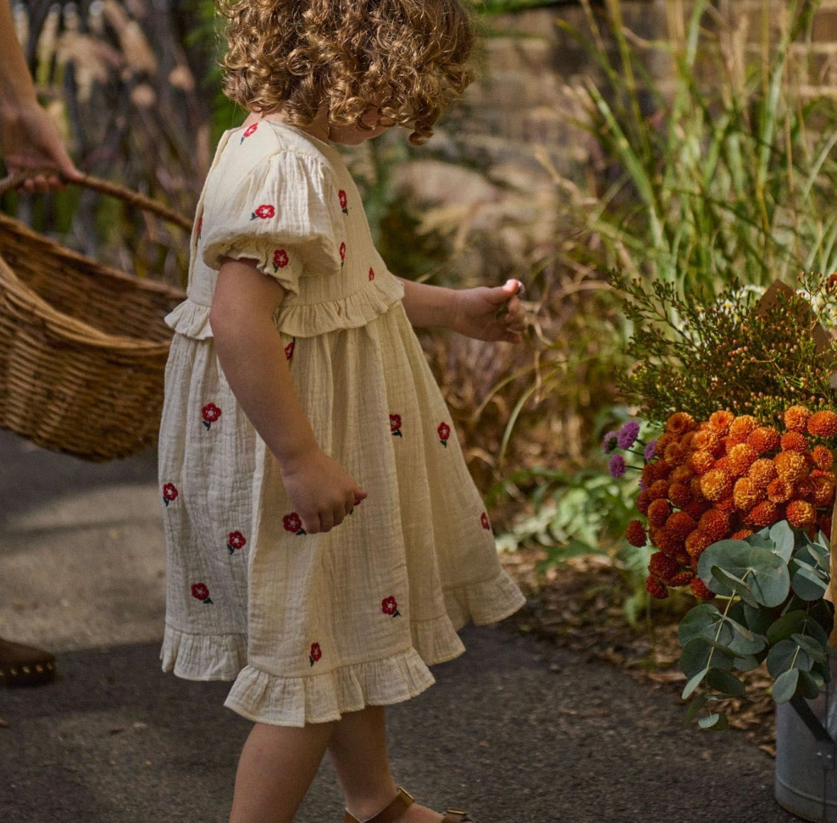 Valentina Dress Red Flora