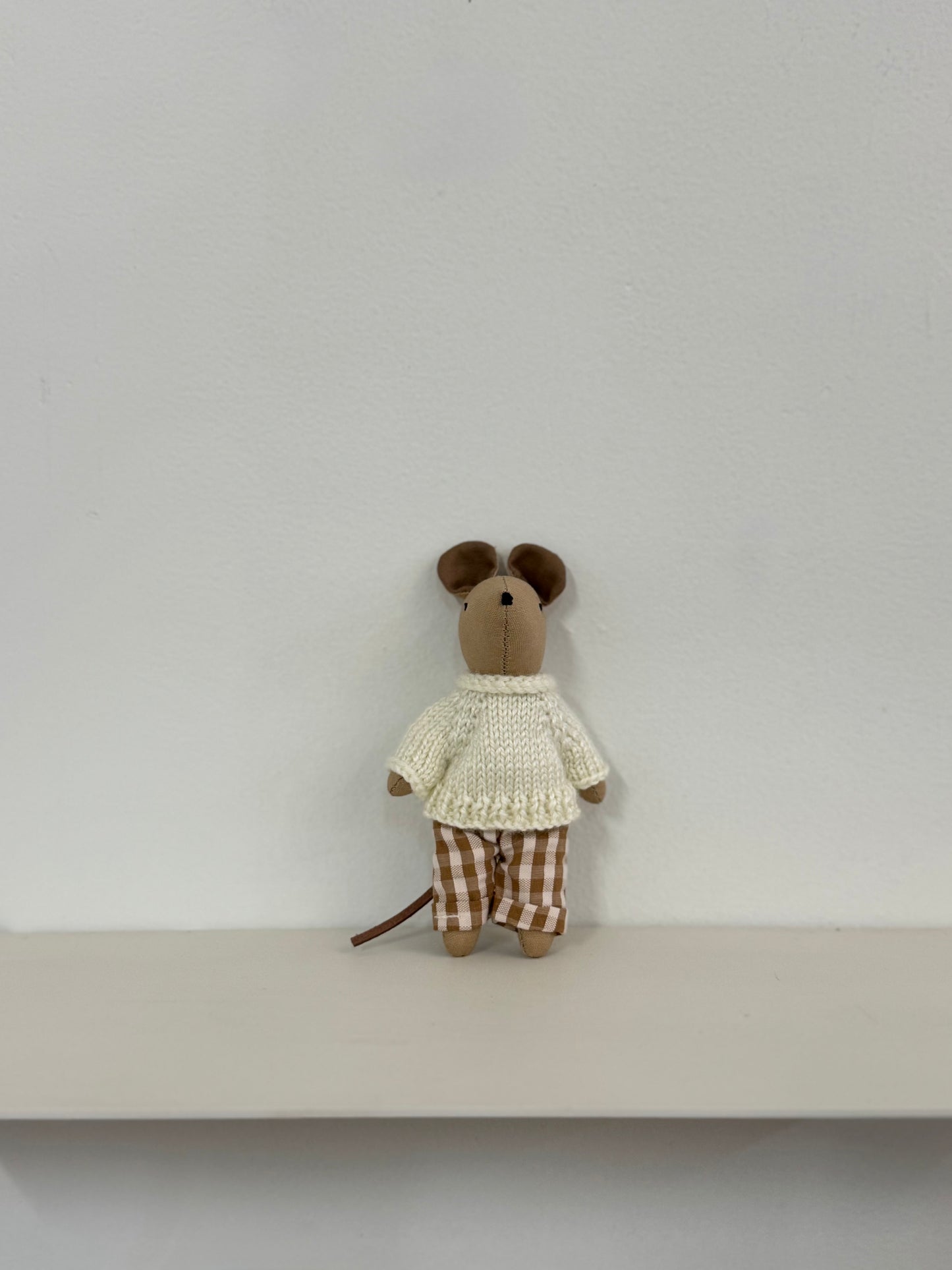 Tiny Handmade Mouse Doll - Boy