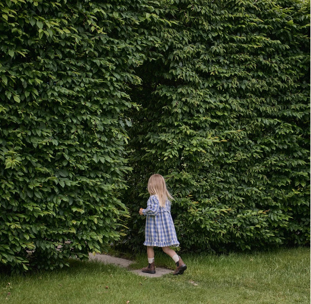 SALE was $74.95 - Nora Dress / Bluebelle Check - Naturebaby