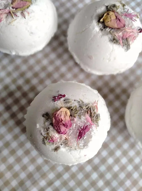 Nourish + Uplift botanical bath bomb