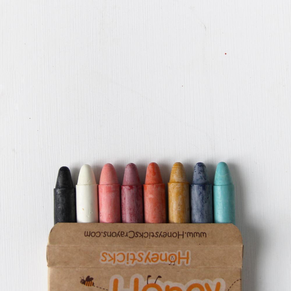 Natural Beeswax Crayons - Thin