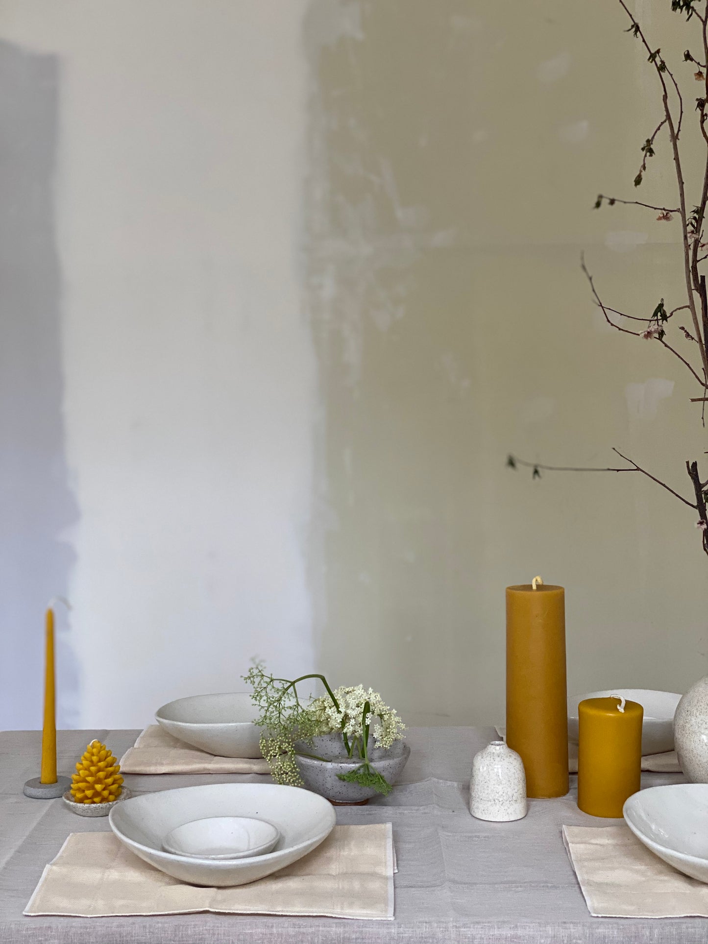 Large Beeswax Candle
