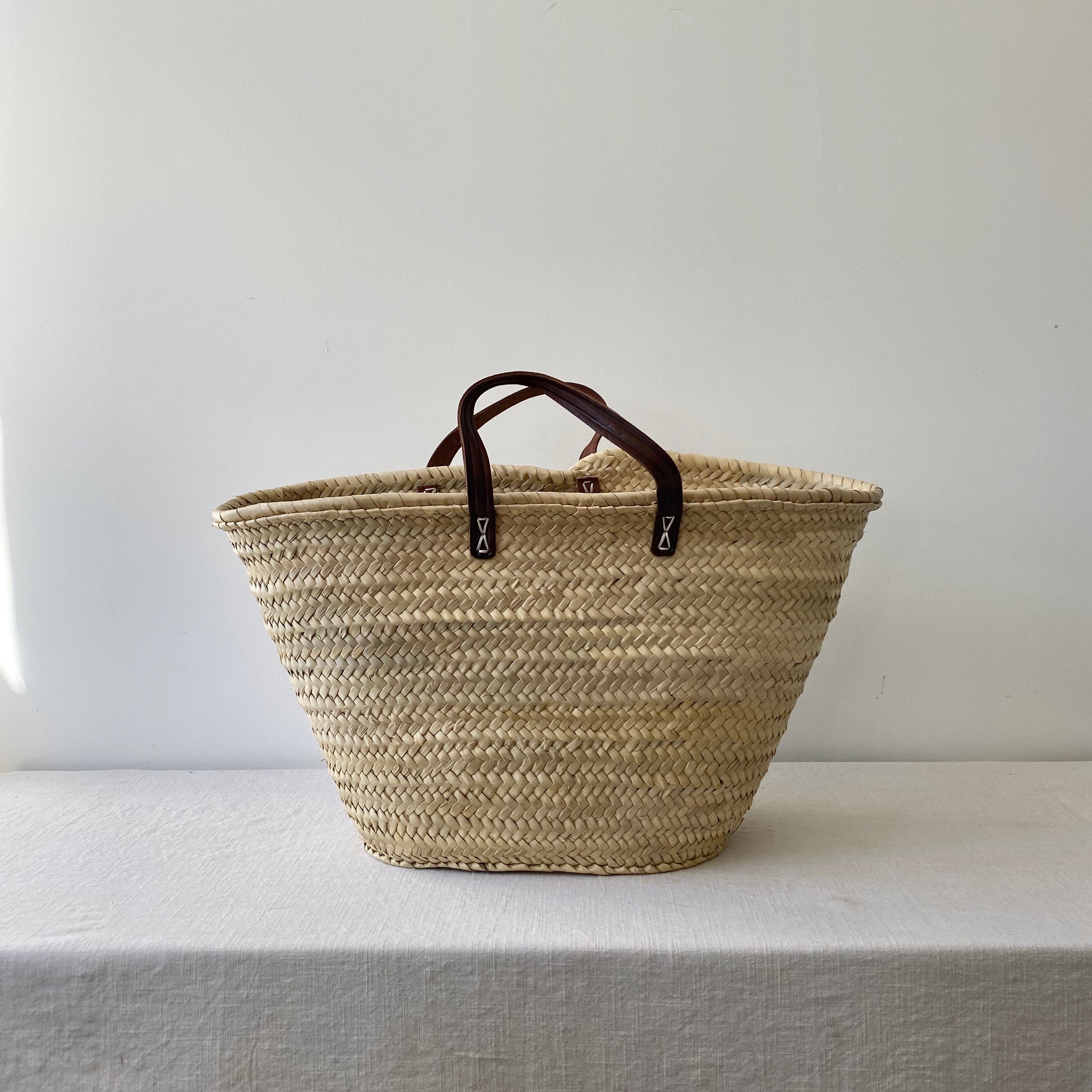 Wicker on sale market bag